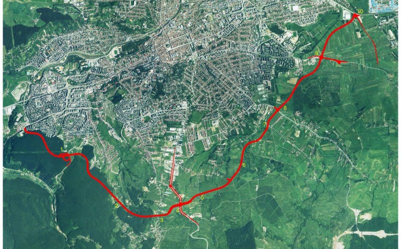 Prima licitație pentru centura metropolitană a Clujului cuprinde doar 2 km de drum. E drept, de 6 benzi cu piste de biciclete și benzi de bus