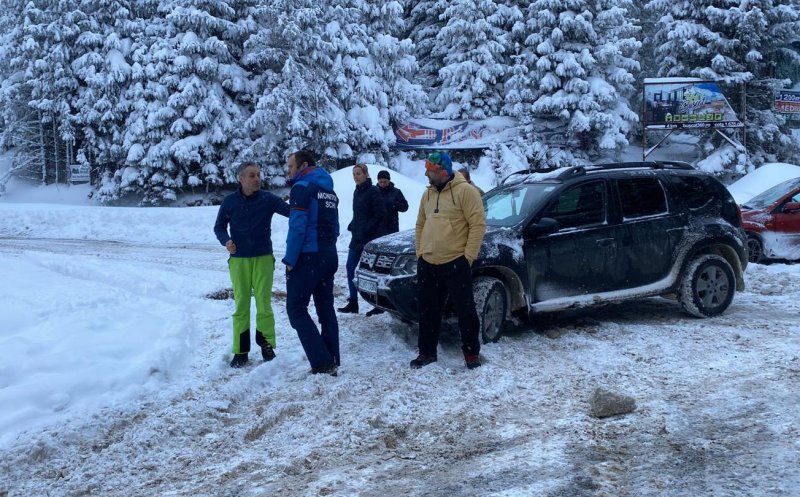 Accesul spre pârtia de schi Buscat, blocat din cauza zăpezii