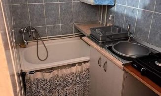 Clujul imobiliar: Baia şi bucătăria, 2 în 1, la 500 de euro / "Mănânci o zamă de fasole, şi faci și jacuzzi :)))"
