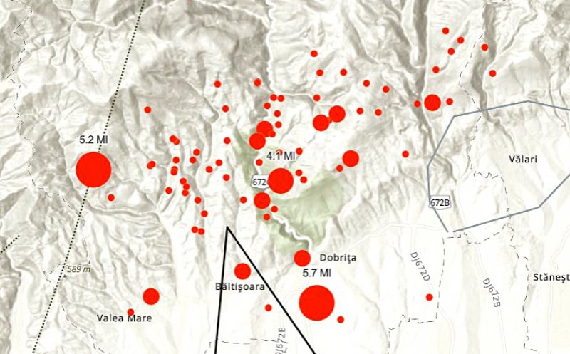 7 cutremure de suprafață au avut loc noaptea trecută și în această dimineață. Le-ai simțit?
