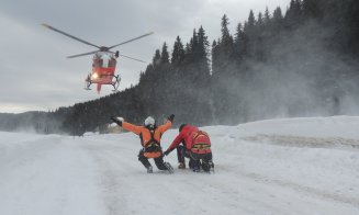 Atenție, pericol de avalanșe și avertizări de viscol la munte! 90 apeluri la Salvamont în ultima zi, inclusiv de la Cluj/ O persoană a murit