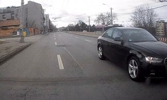 "Bizon în trafic" la Cluj: M-a șicanat pe Aurel Vlaicu, a încercat să îmi taie calea pe linia continuă - VIDEO