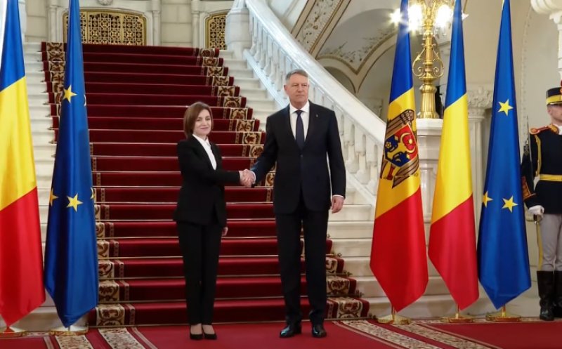 Maia Sandu, primită la Palatul Cotroceni