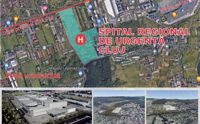 Primarul din Florești: „Suntem la un pas distanță să emitem autorizația de construire pentru Spitalul Regional Cluj”