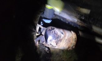 Incendiu într-o gospodărie din Cluj. Au intervenit pompierii și un echipaj SMURD