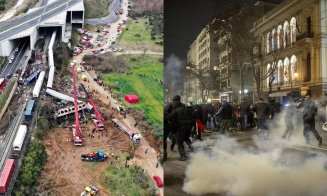 Proteste violente la Atena după tragicul accident feroviar din Grecia
