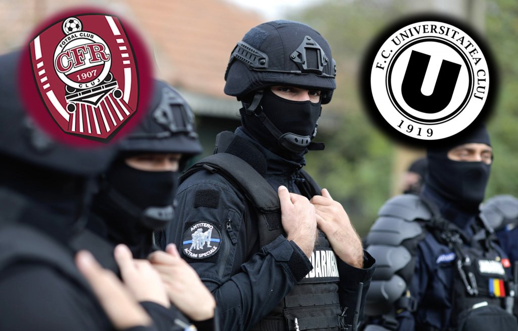 Mobilizare de forţe la derby-ul Clujului. Apel la calm şi  fair-play