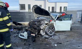 ACCIDENT în Cluj-Napoca. 4 victime primesc îngrijiri medicale