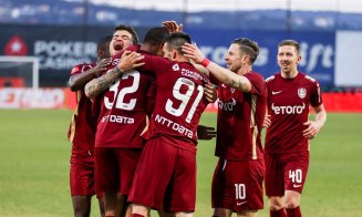 CFR Cluj obține doar un punct la debutul în play-off. Remiză spectaculoasă în duelul "feroviar" cu Rapid