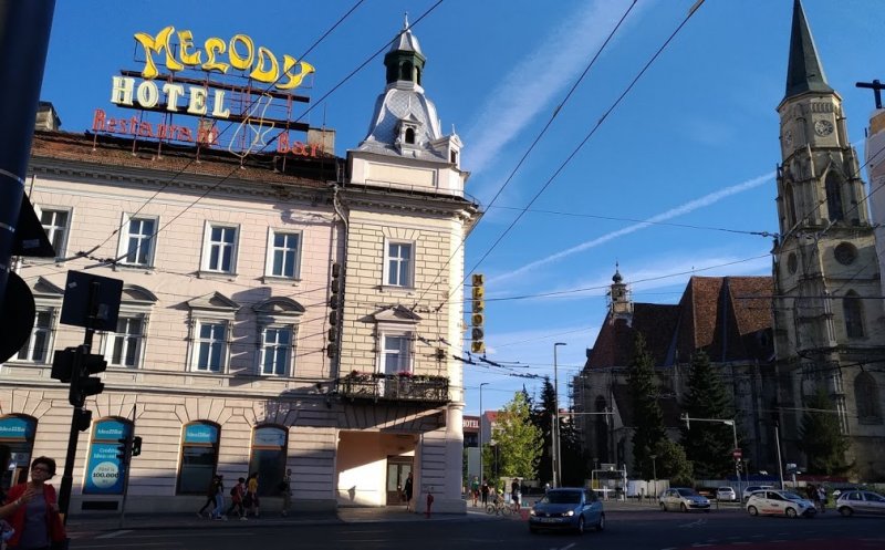 Hotel Melody din centrul Clujului a intrat în renovare. Lucrările costă 1,5 milioane de euro
