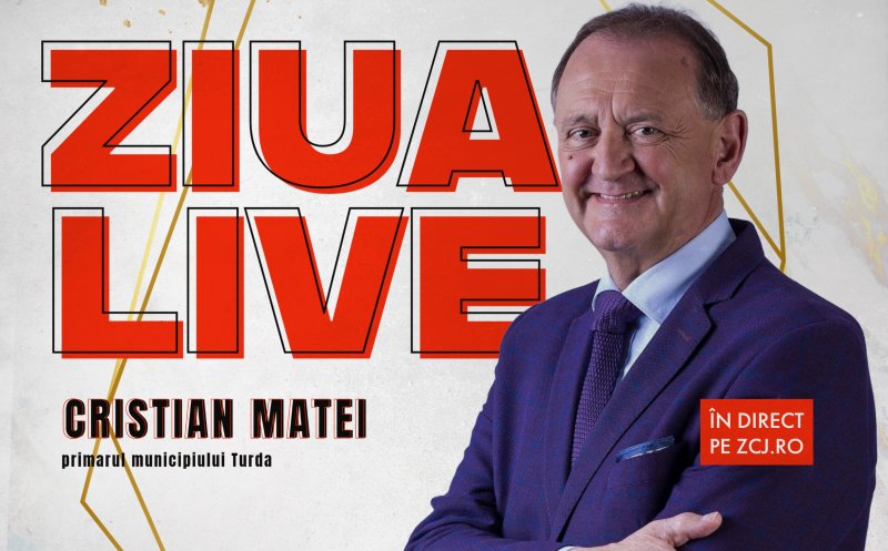 Cristian Matei, primarul municipiului Turda, vine la ZIUA LIVE