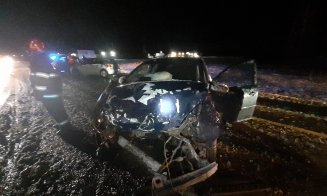 Accident cu trei mașini între Florești și Gilău