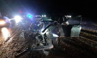 Accident cu trei mașini între Florești și Gilău. Un copil și o femeie, transportați la spital