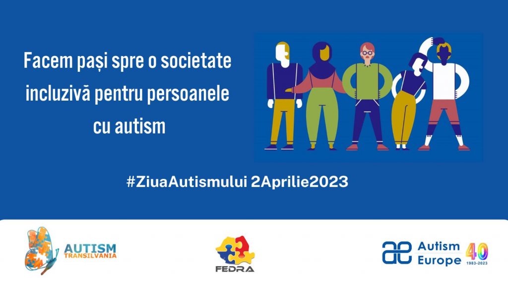 Campania „Albastru pentru autism” ajunge la Cluj