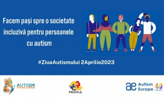 Campania „Albastru pentru autism” ajunge la Cluj