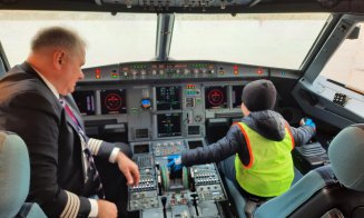 ”Avion cu motor, ia-mă și pe mine-n zbor, să mă fac aviator...”. Așa a arătat săptămâna la Aeroportul Internațional Cluj
