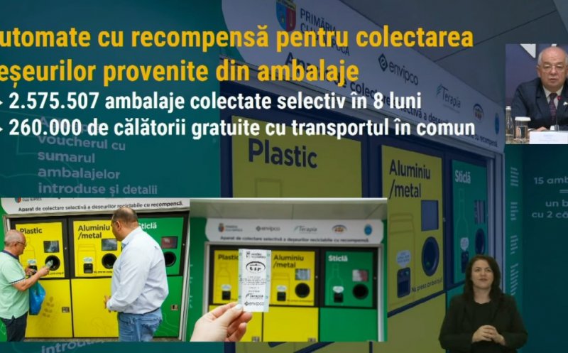 Proiectul BILET de autobuz GRATUIT cu deșeuri reciclabile, un SUCCES! Au fost reciclate 2.5 milioane de deșeuri