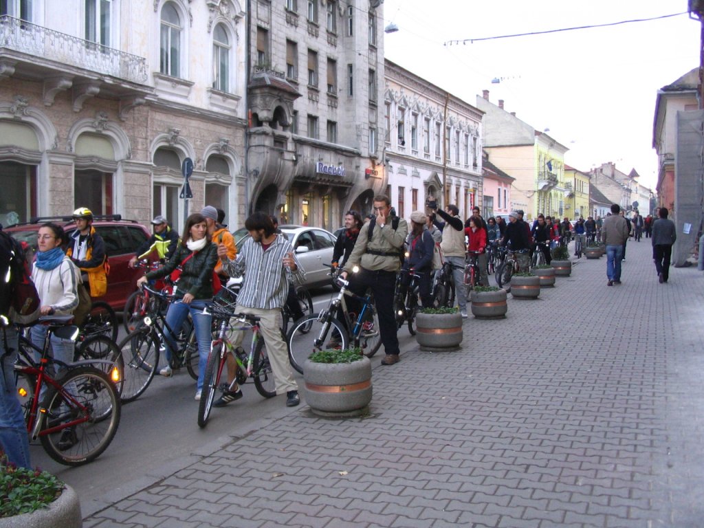 Marș al bicicliștilor pe străzile din Cluj-Napoca și prin satele învecinate, de Ziua Pământului