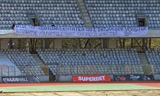 Şepcile Roşii, mesaj pentru Alin Tişe: "Pe noi ne interesează să vă țineţi de cuvânt ca “U” să își joace meciurile ACASĂ începând cu 24 aprilie"