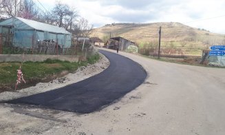 Reparații pe un drum județean din Cluj! Se toarnă și asfalt