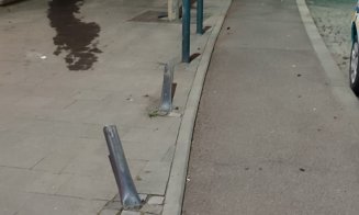 Accident în centrul Clujului. Două mașini avariate