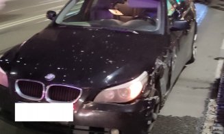 Accident în centrul Clujului. Două mașini avariate