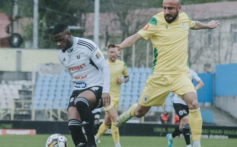 Greu cu ultima clasată. "U" Cluj s-a chinuit contra Mioveniului, dar a luat cele trei puncte