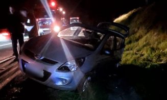 ACCIDENT în Cluj între un autocar şi un autoturism