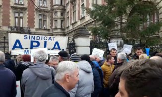 Angajații APIA protestează azi și la Cluj din cauza salariilor