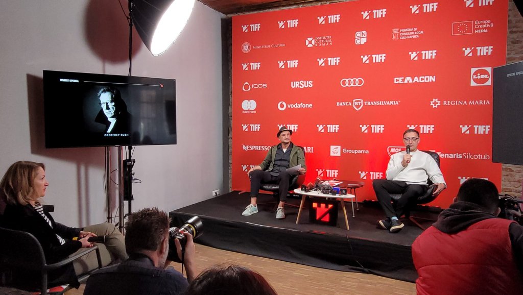 Geoffrey Rush, cunoscut din Discursul Regelui și Pirații din Caraibe, vine la TIFF. Actorul va susține un Master Class și va participa la discuții cu publicul