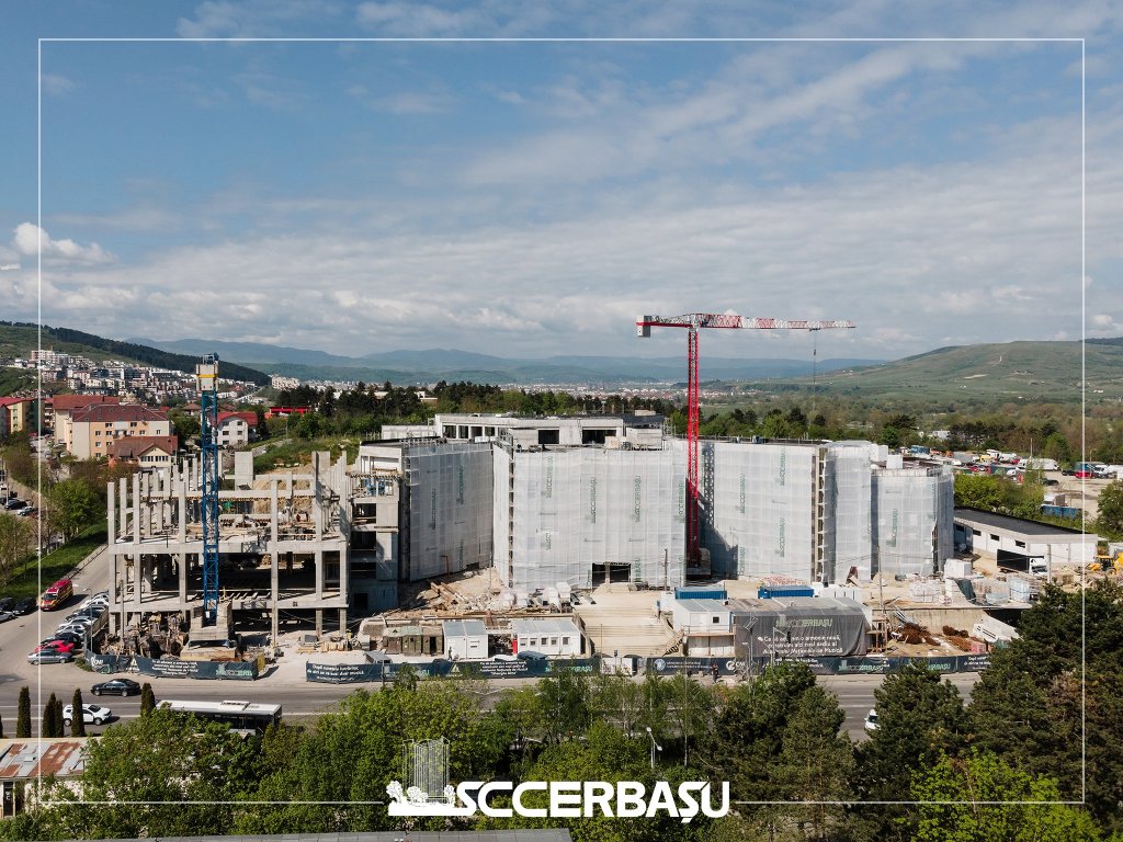 Viitorul sediu al Academiei Naționale de Muzică din Cluj prinde contur! VIDEO de pe șantier
