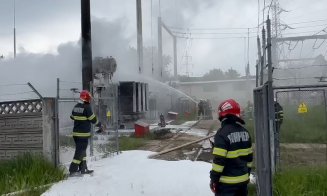 INCENDIU în zona Tăietura Turcului. Fumul, vizibil în tot orașul