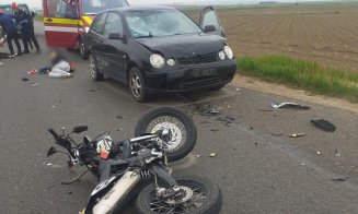 ACCIDENT cu motocicleta. Doi adolescenţi au ajuns la spital