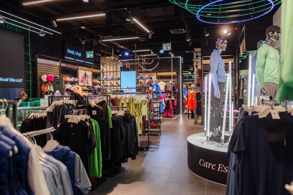 Brandul 4F din Iulius Mall Cluj te așteaptă cu echipament tehnic pentru orice tip de sport și oferte de până la 50%