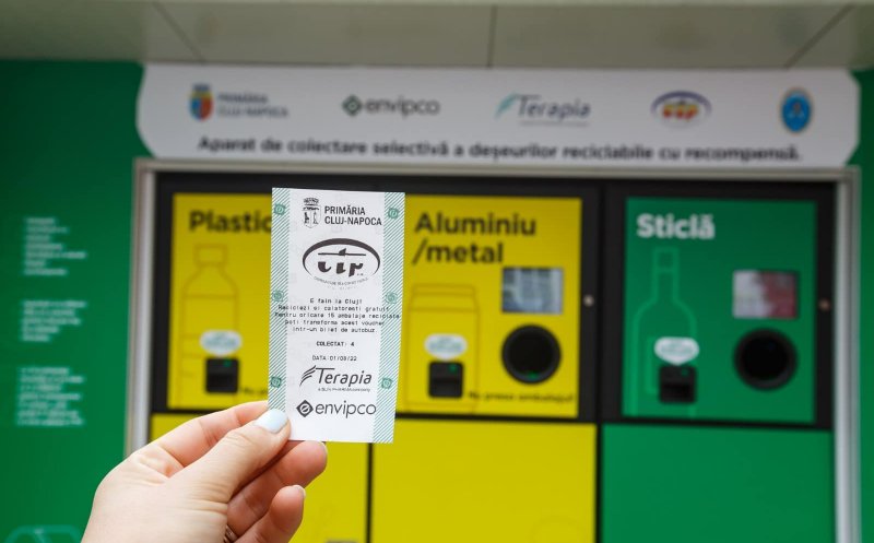 Bilete gratis de bus conta gunoi: 4% din totalul deșeurilor colectate selectiv la nivelul Clujului