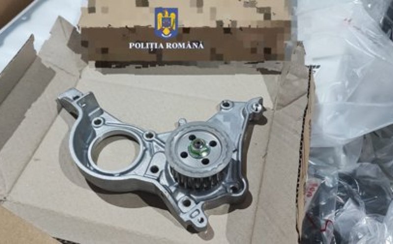 Piese auto de 2.5 milioane de lei confiscate de polițiști. Posibil să fie contrafăcute