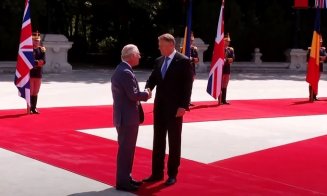 Regele Charles al III-lea a fost primit de preşedintele Klaus Iohannis la Palatul Cotroceni
