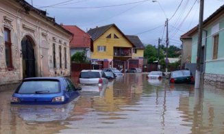 Codurile GALBEN și PORTOCALIU de inundații prelungite până duminică în județul CLUJ 