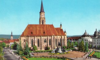 Amintiri din vechiul Cluj. Cum arăta Piața Unirii cu ani în urmă