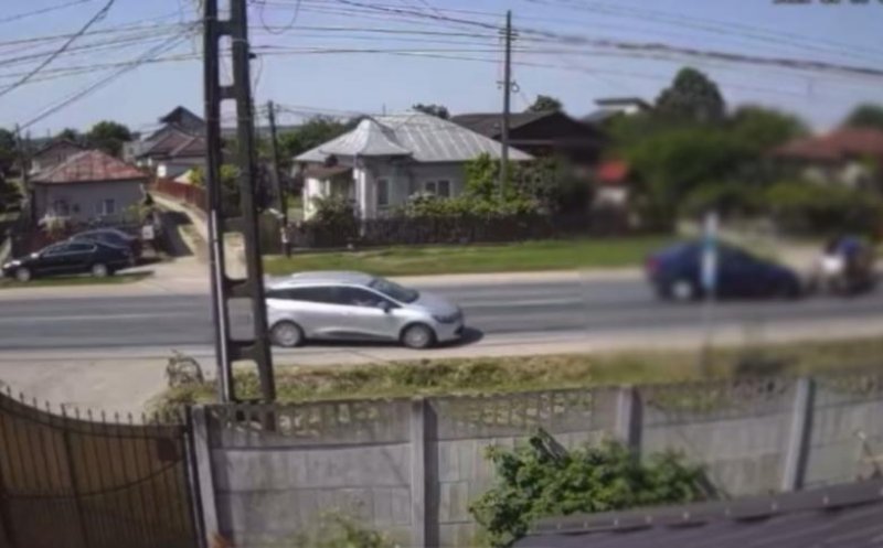 Un vitezoman nu se asigură la intrarea în depășire și lovește o căruță din plin. Doi copii și un adult au fost transportați de urgență la spital