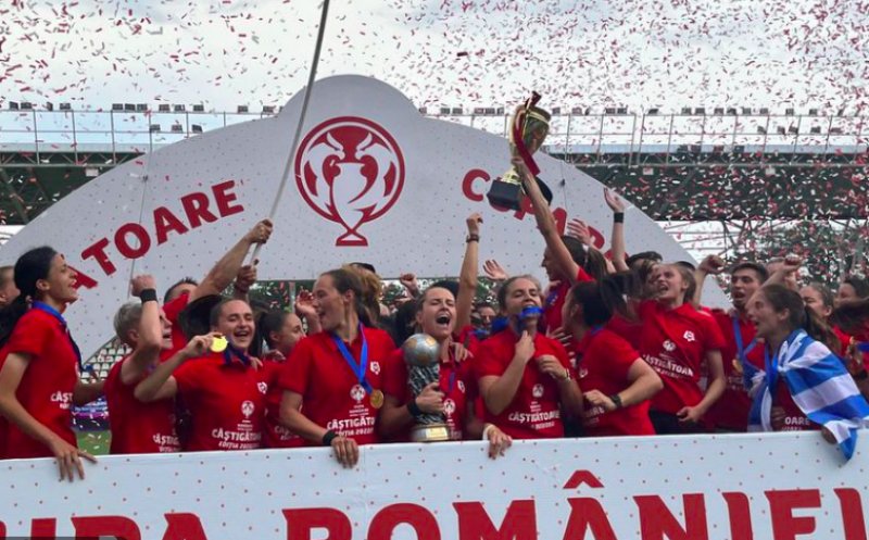 Olimpia Cluj pierde finala Cupei României la fotbal feminin