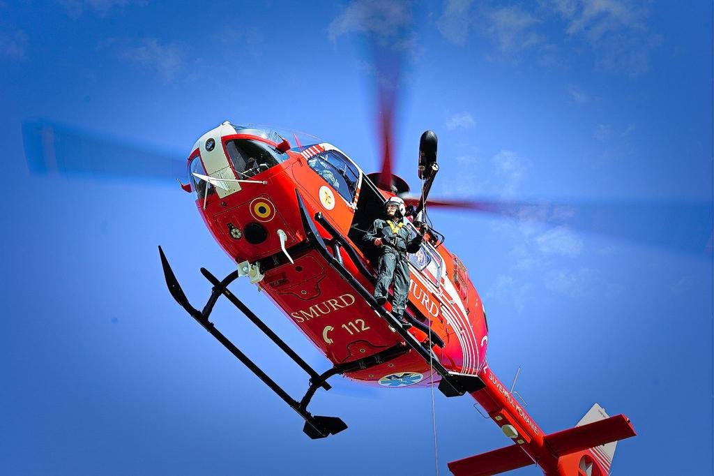 Zeci de persoane în stare critică, transportate la spital de Unitatea Specială de Aviaţie Cluj-Napoca, în luna mai