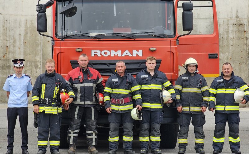 Pompierii din Cluj au participat la un exercițiu amplu pe A10 Sebeș-Turda. A fost declanșat Planul Roșu de intervenție