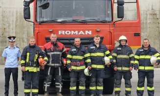 Pompierii din Cluj au participat la un exercițiu amplu pe A10 Sebeș-Turda. A fost declanșat Planul Roșu de intervenție