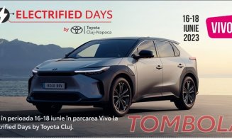 ToyotaCluj vine cu cele mai noi modele electrificate (și nu numai) la Vivo Mall / Tombolă cu premii atractive