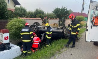 Accident grav într-o localitate din Cluj! Doi bărbați au ajuns la spital