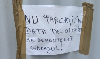 Mănăşturenii îşi iau ADIO de la garajele de cartier. Acţiuni de demolare pe Vidraru şi Mehedinţi