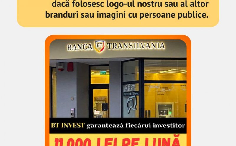BT avertizează cu privire la fraudele online care folosesc numele băncii: „Nu dați click și nu introduceți datele!”