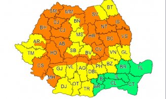 Avertizarea meteorologică COD PORTOCALIU se prelungește!