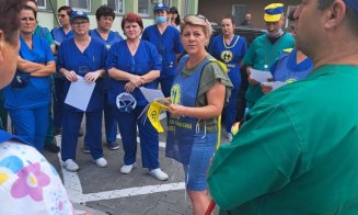 Medicii ameniță cu greva generală! Proteste în fața spitalelor, inclusiv în Cluj